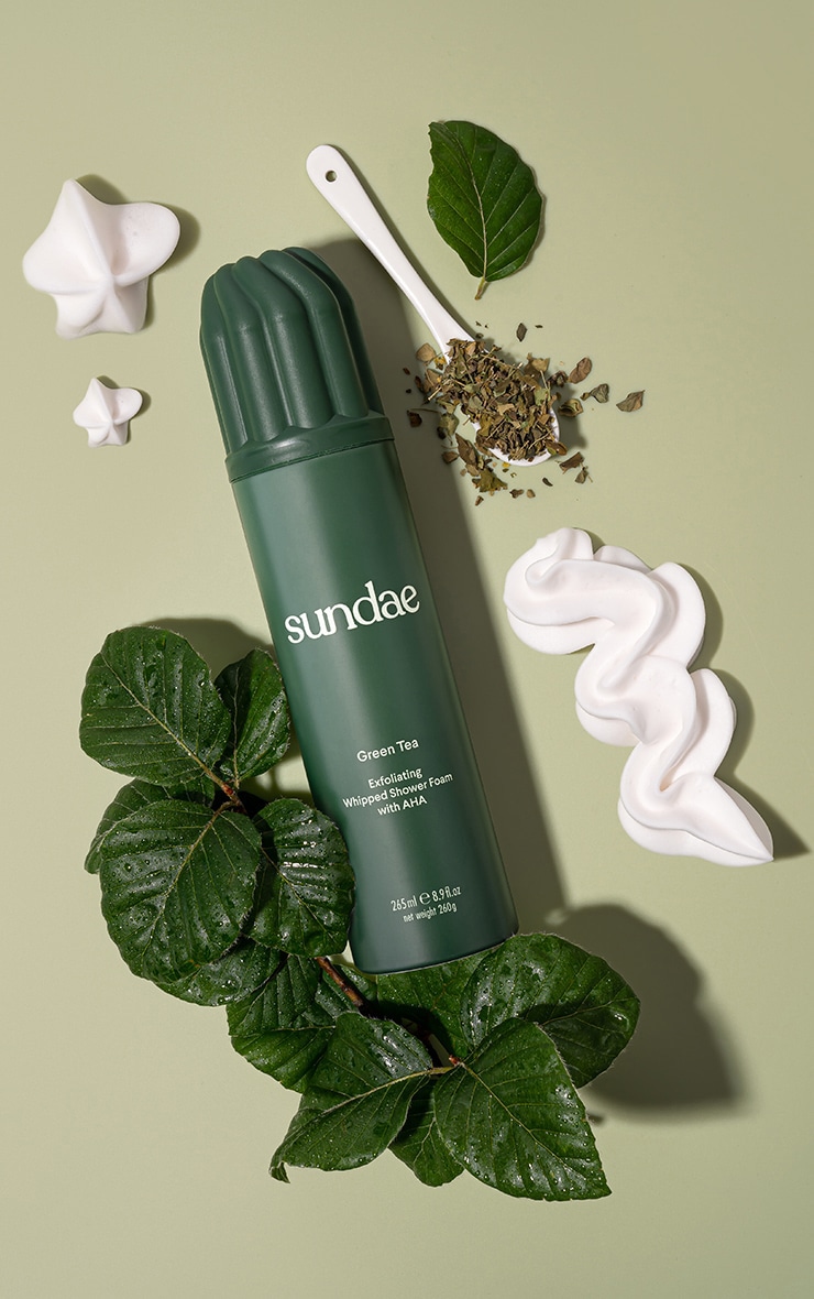 Sundae Green Tea Exfoliating Foaming Body Wash 265ml image 2