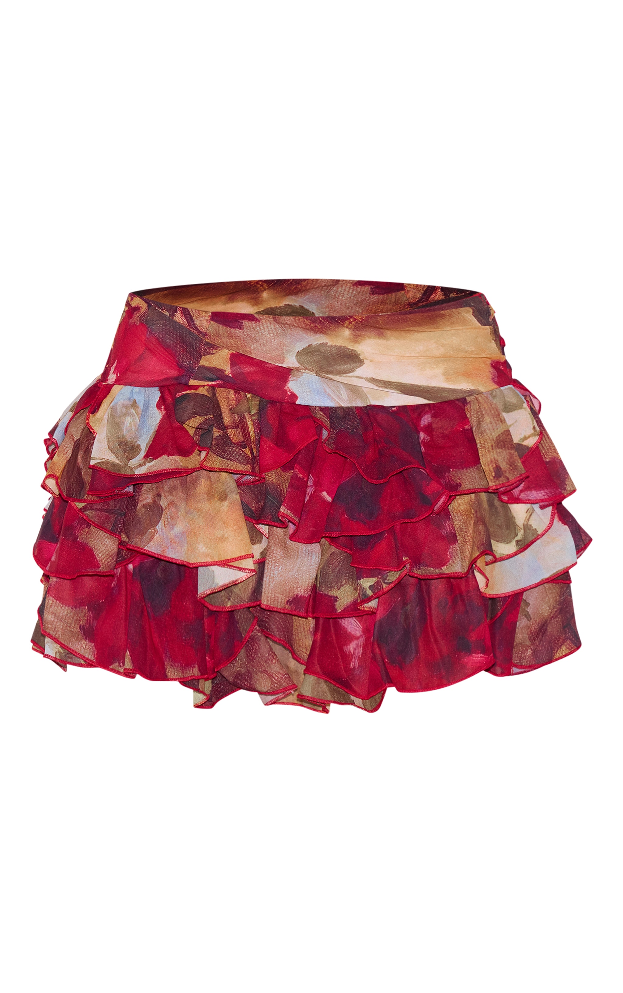Multi Floral Renaissance Printed Rara Mini Skirt | Bottoms