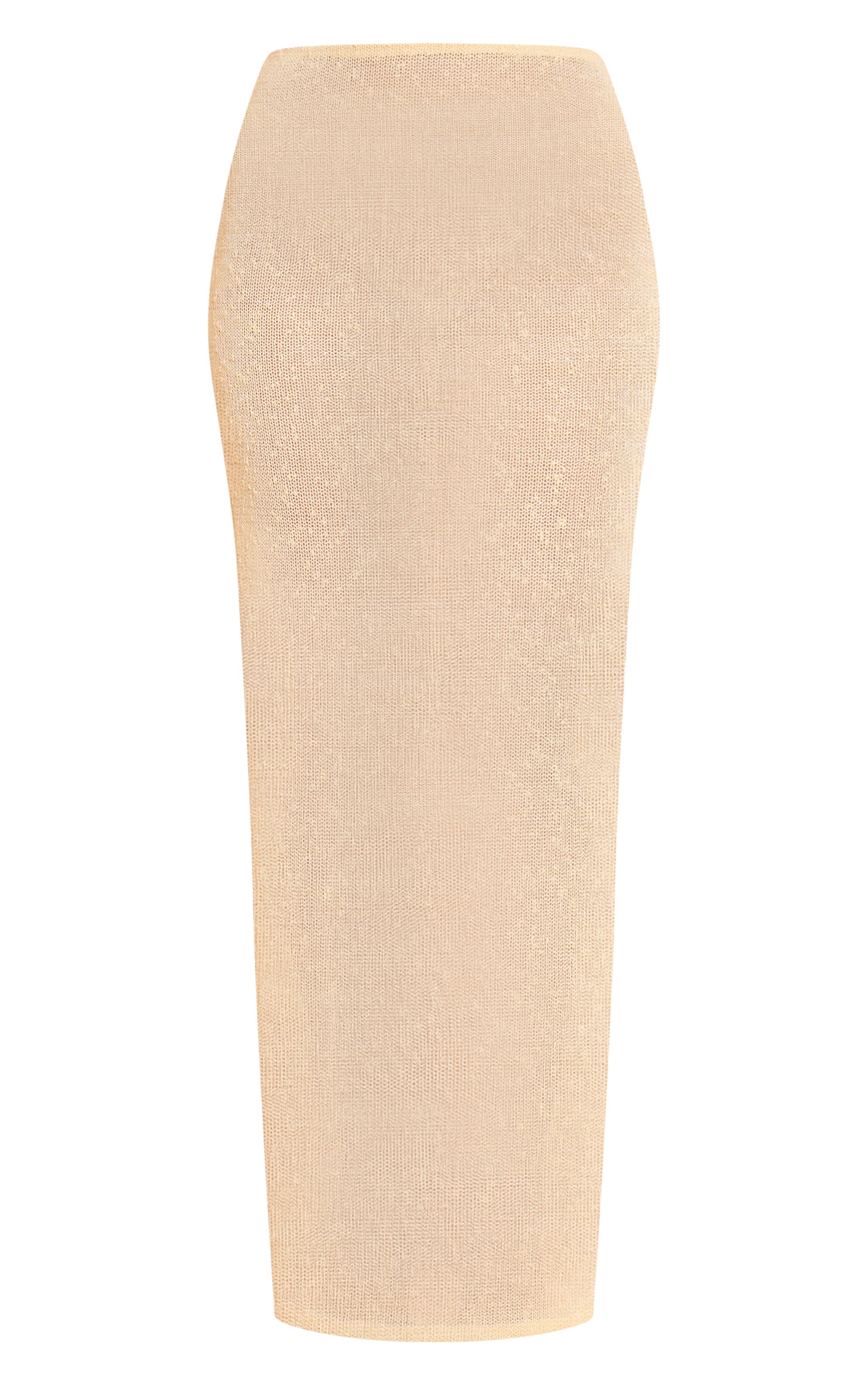 Pale Lime Textured Sequin Maxi Skirt image 5