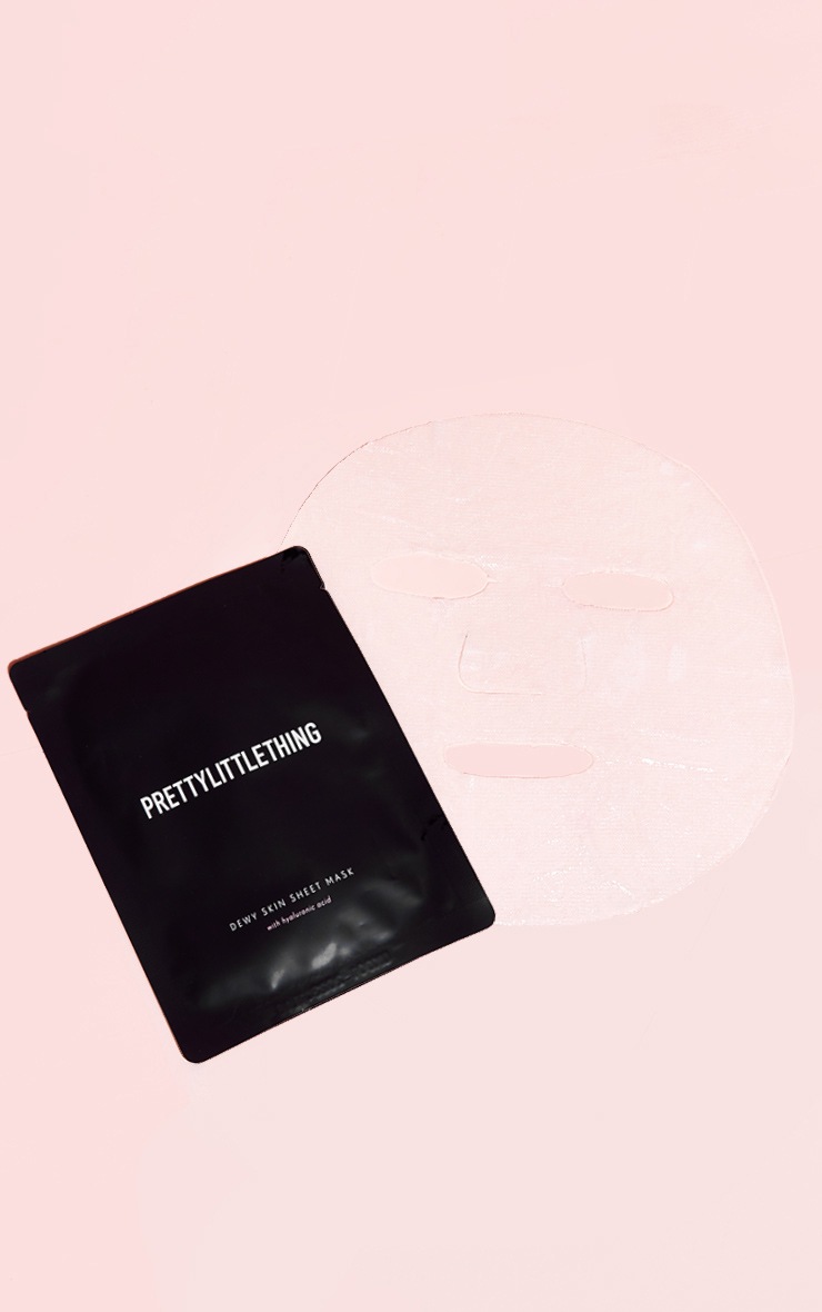 PRETTYLITTLETHING Dewy Sheet Mask With Hyaluronic Acid 5 Pack image 5