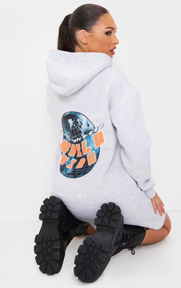 Grey Worldwide Oversized Jumper Dress