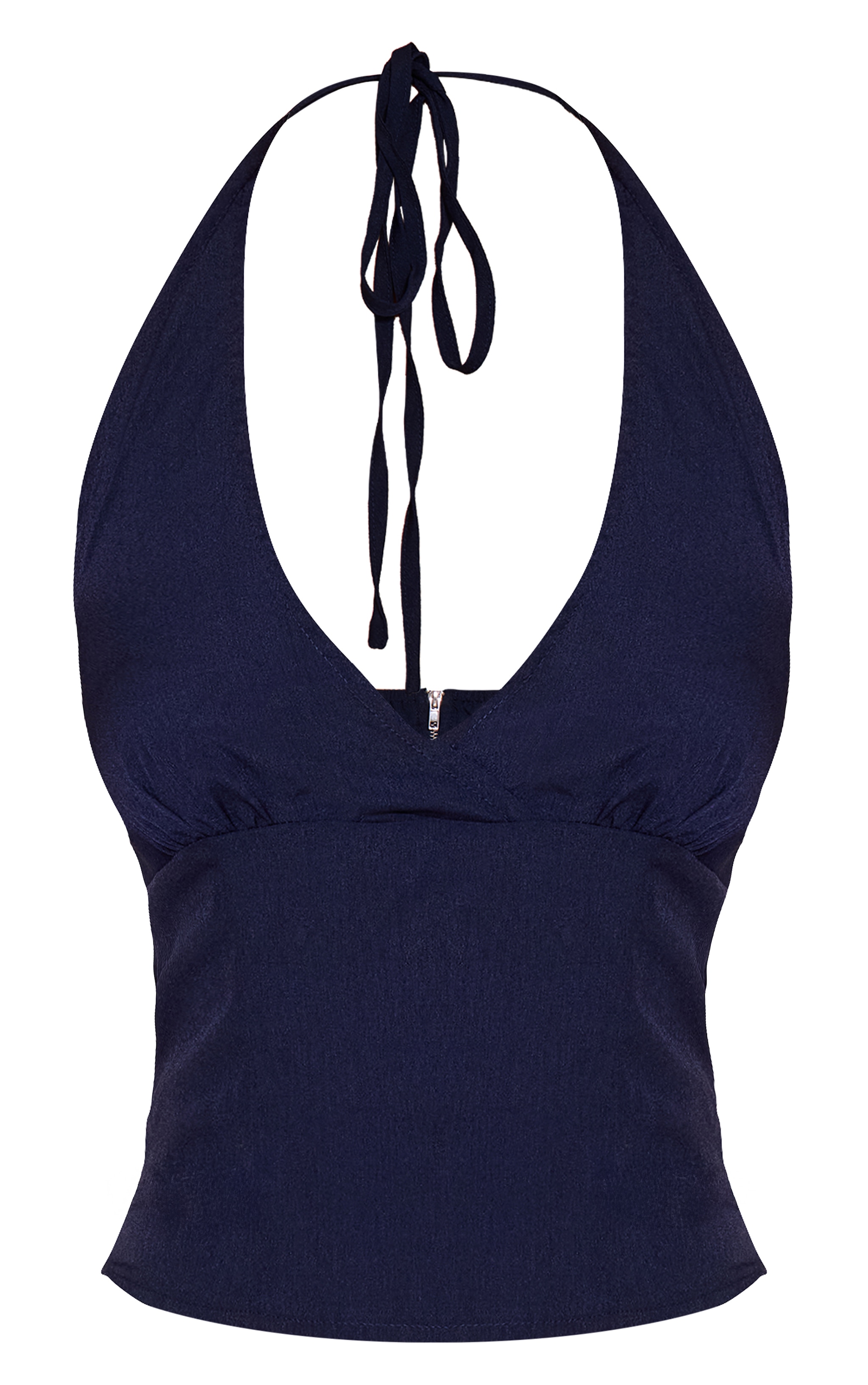 Navy Halterneck Cami Top image 5