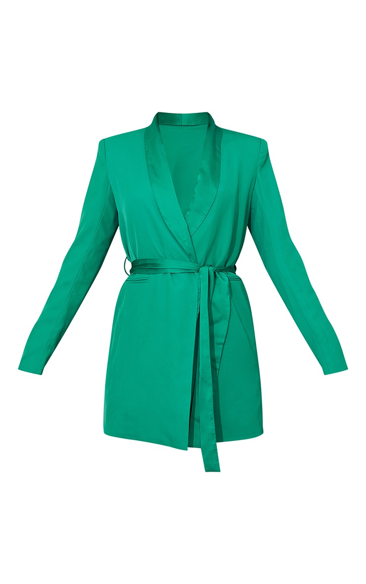 green dress jacket