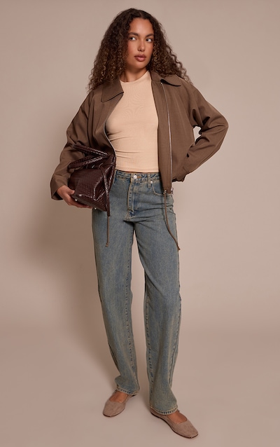 Tall Vintage Wash High Waist Boyfriend Jeans