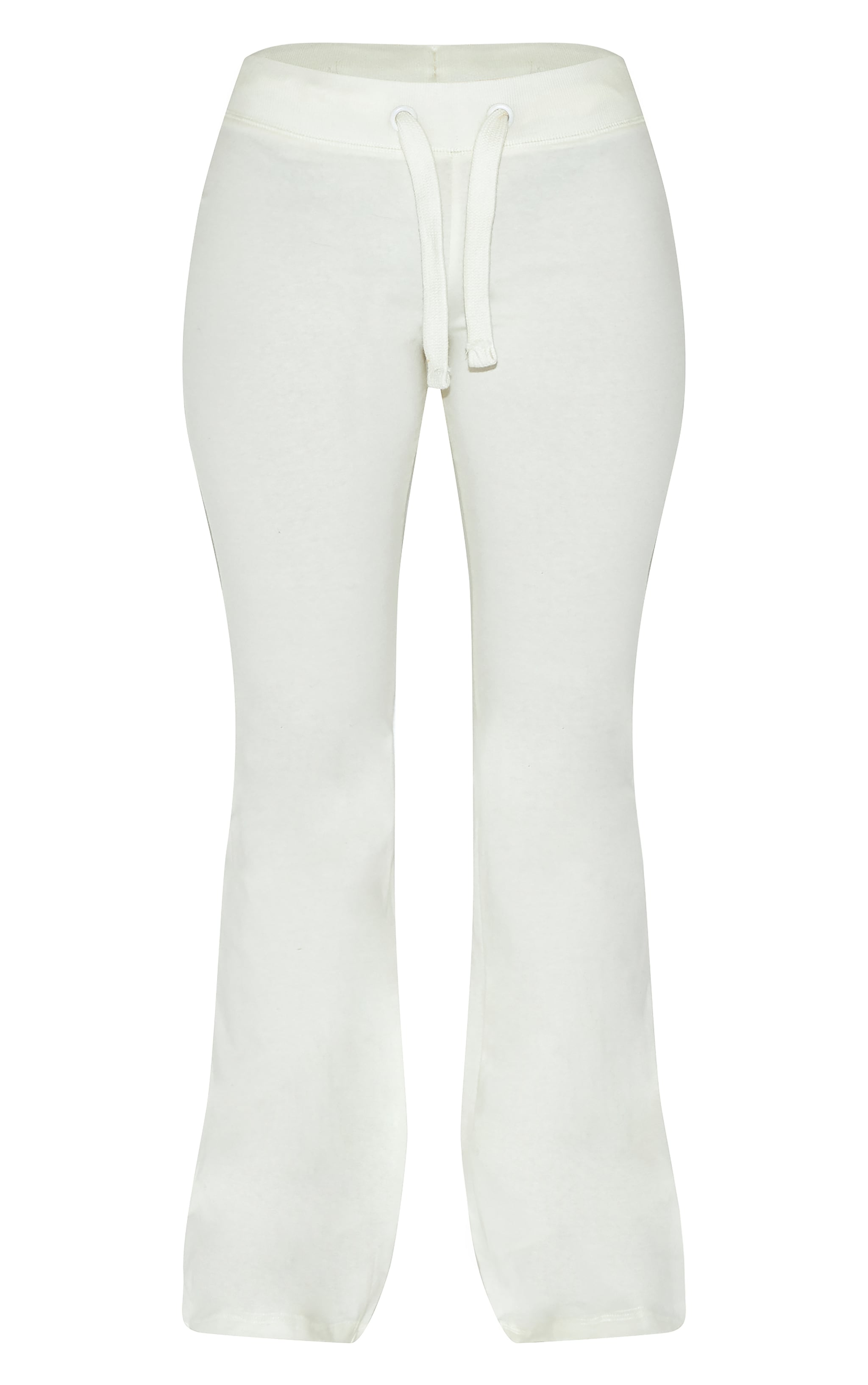 Petite Cream Low Rise Skinny Flare Pants image 5