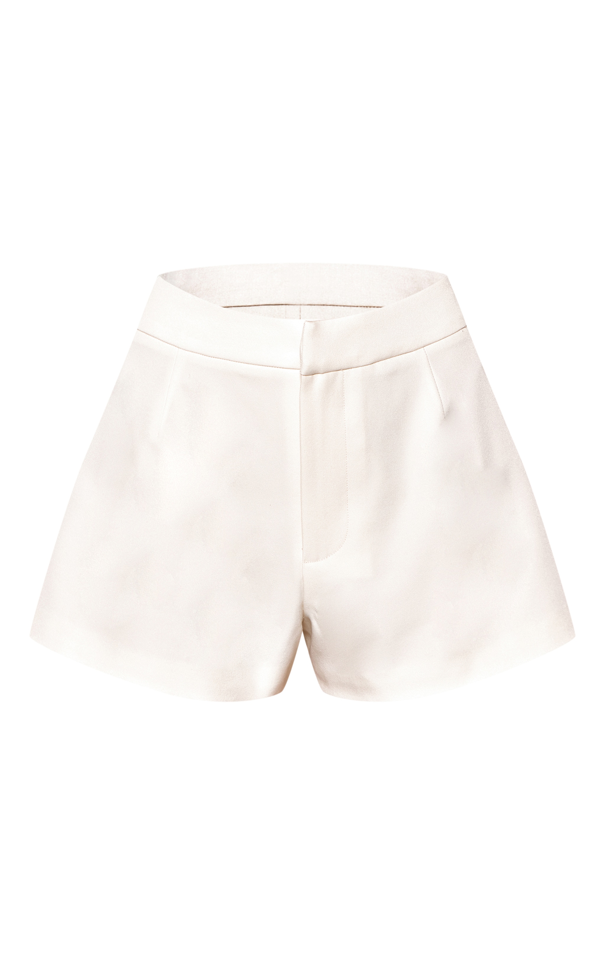 Cream Tailored Hot Pant Short image 6