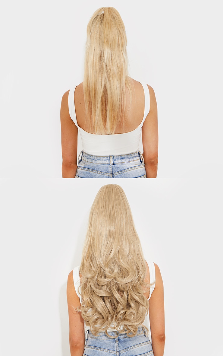 Lullabellz 22" Curly Extension Pony Golden Blonde PrettyLittleThing CA