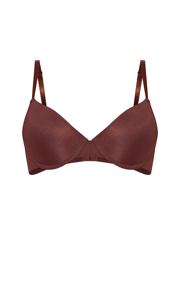 Brown Underwired T-Shirt Bra image 5