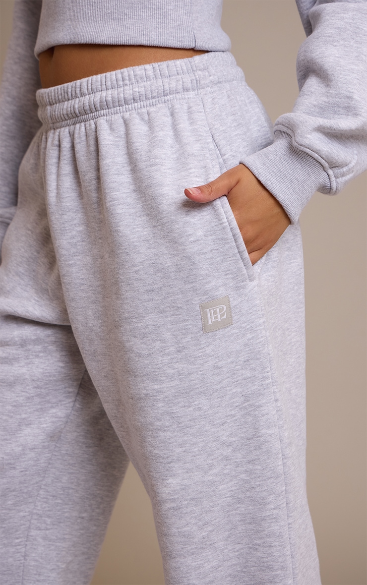 PLT Ash Grey Tab Drawcord Cuff Sweatpants image 4