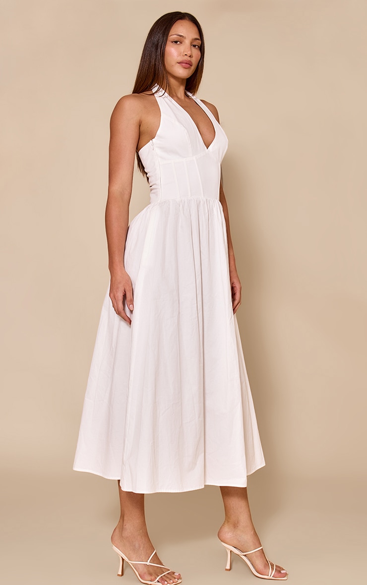 ◆ITZAVIBE◆ halterneck dress ICC22WOP02CH Shop the Asiah Halterneck Maxi Dress Ice Blue