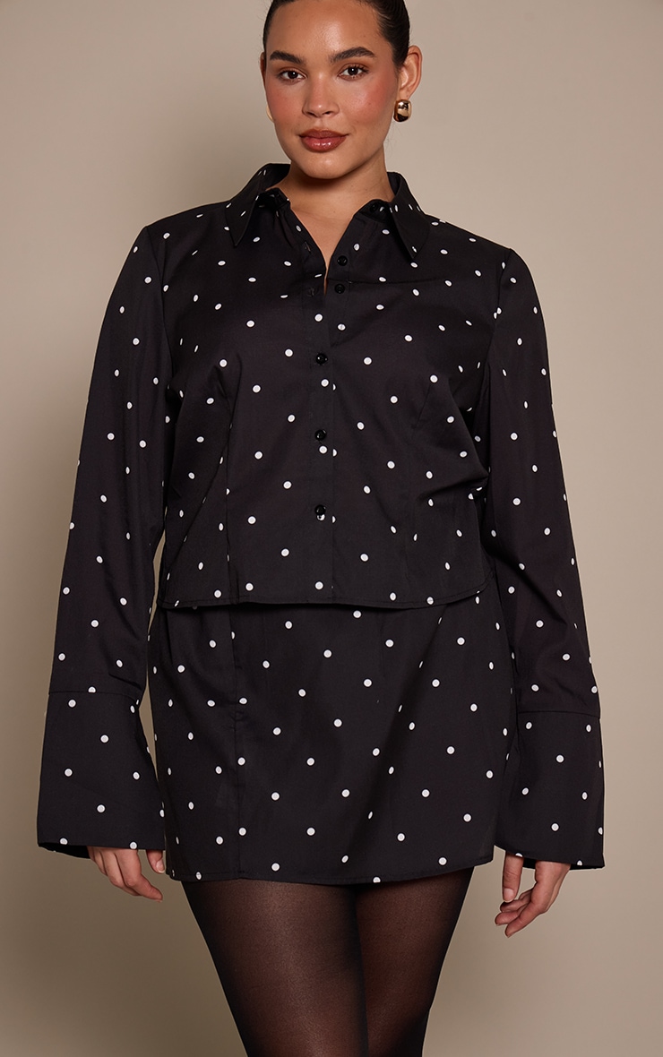 Plus Mini-jupe à pois image 2