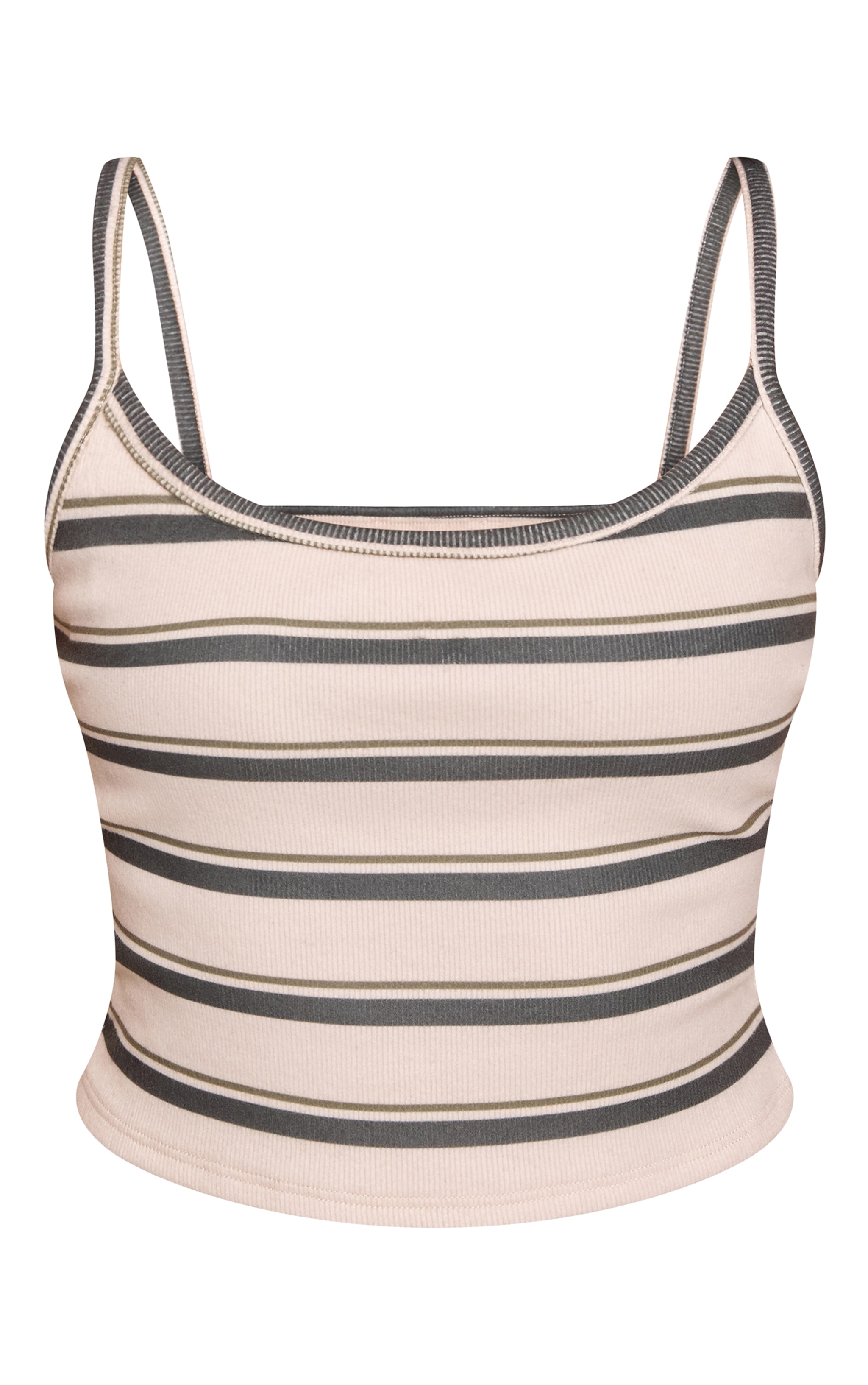 Petite Débardeur vert à bretelles fines et rayures image 5