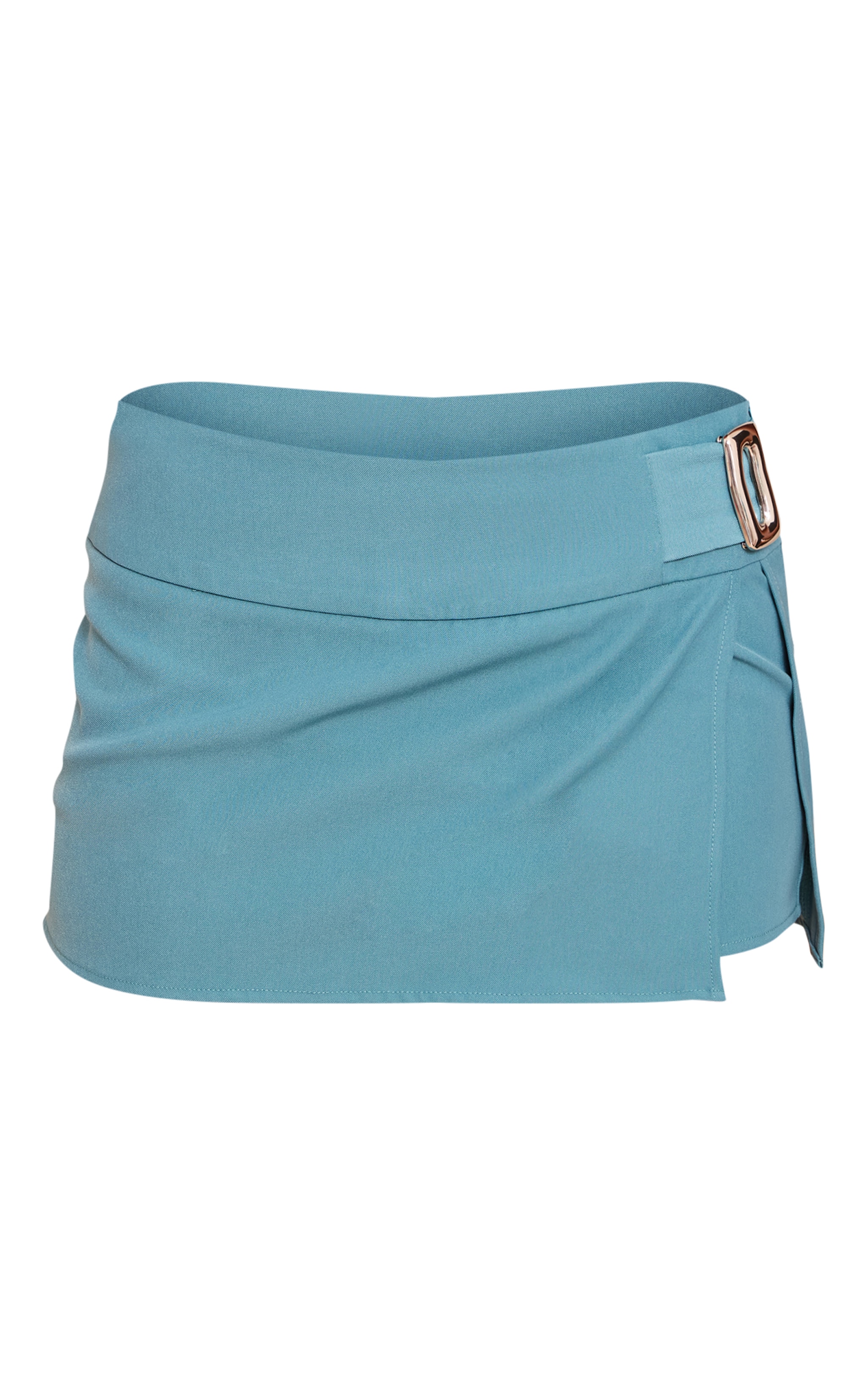 Teal Trim Detail Mini Skort image 6