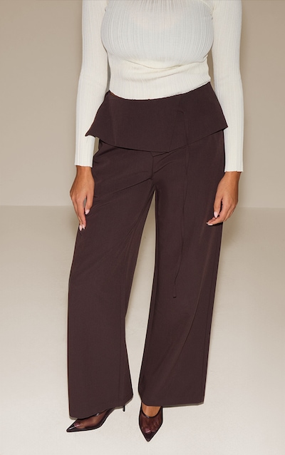 Mules en mesh chocolat à talon