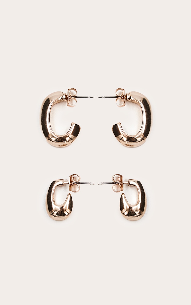 Gold Teardrop Mini Hoop Multipack image 2