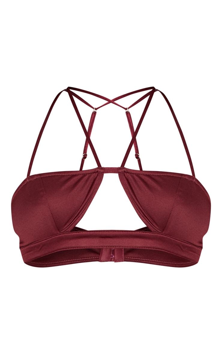 Maroon Strappy Bralet image 3