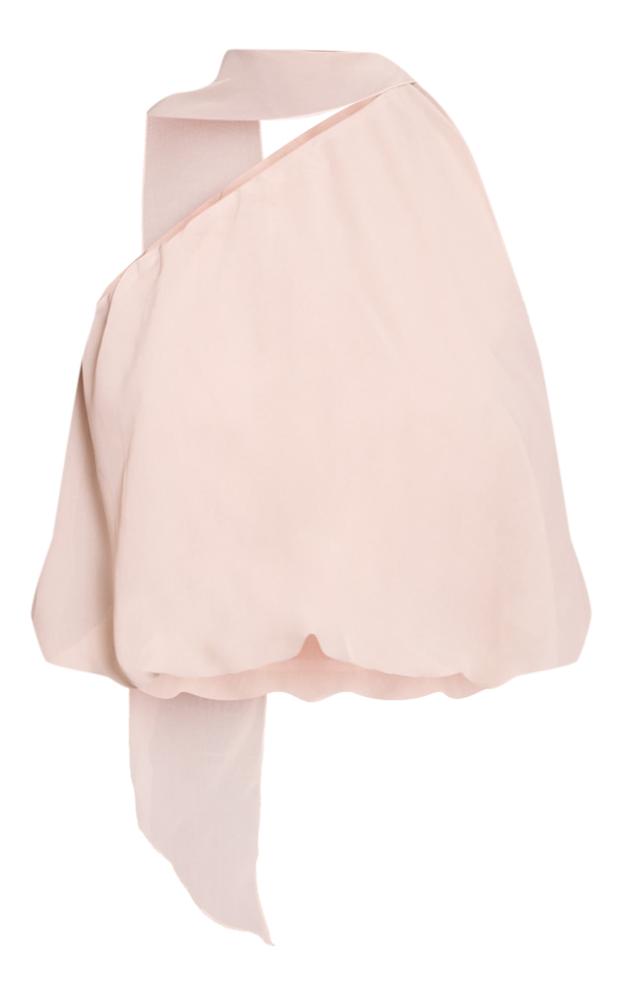 Top en mesh crème à dos nu et détail foulard image 5