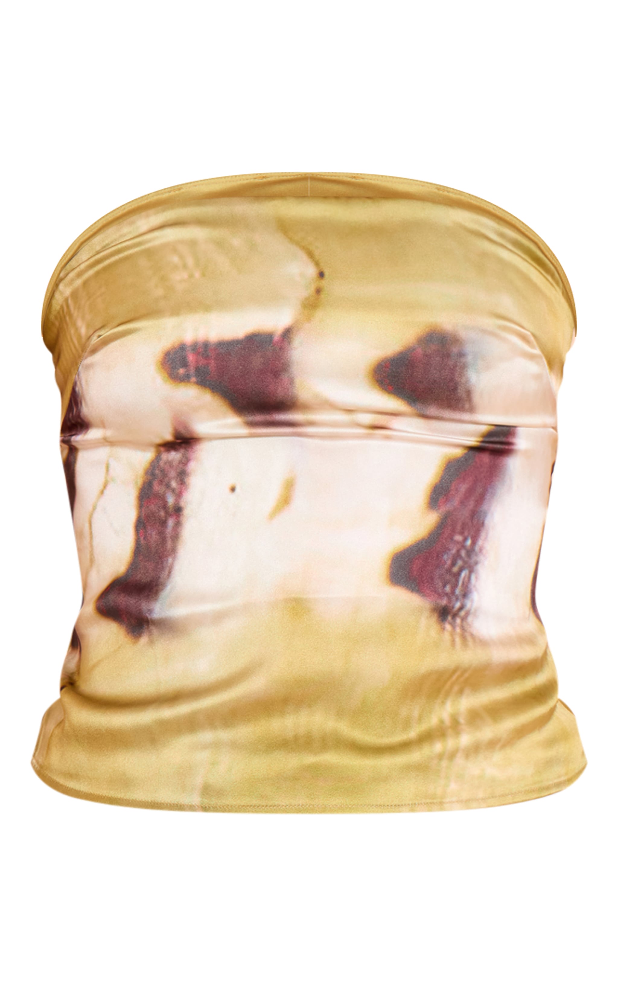 Lime Shell Print Bandeau Top image 5