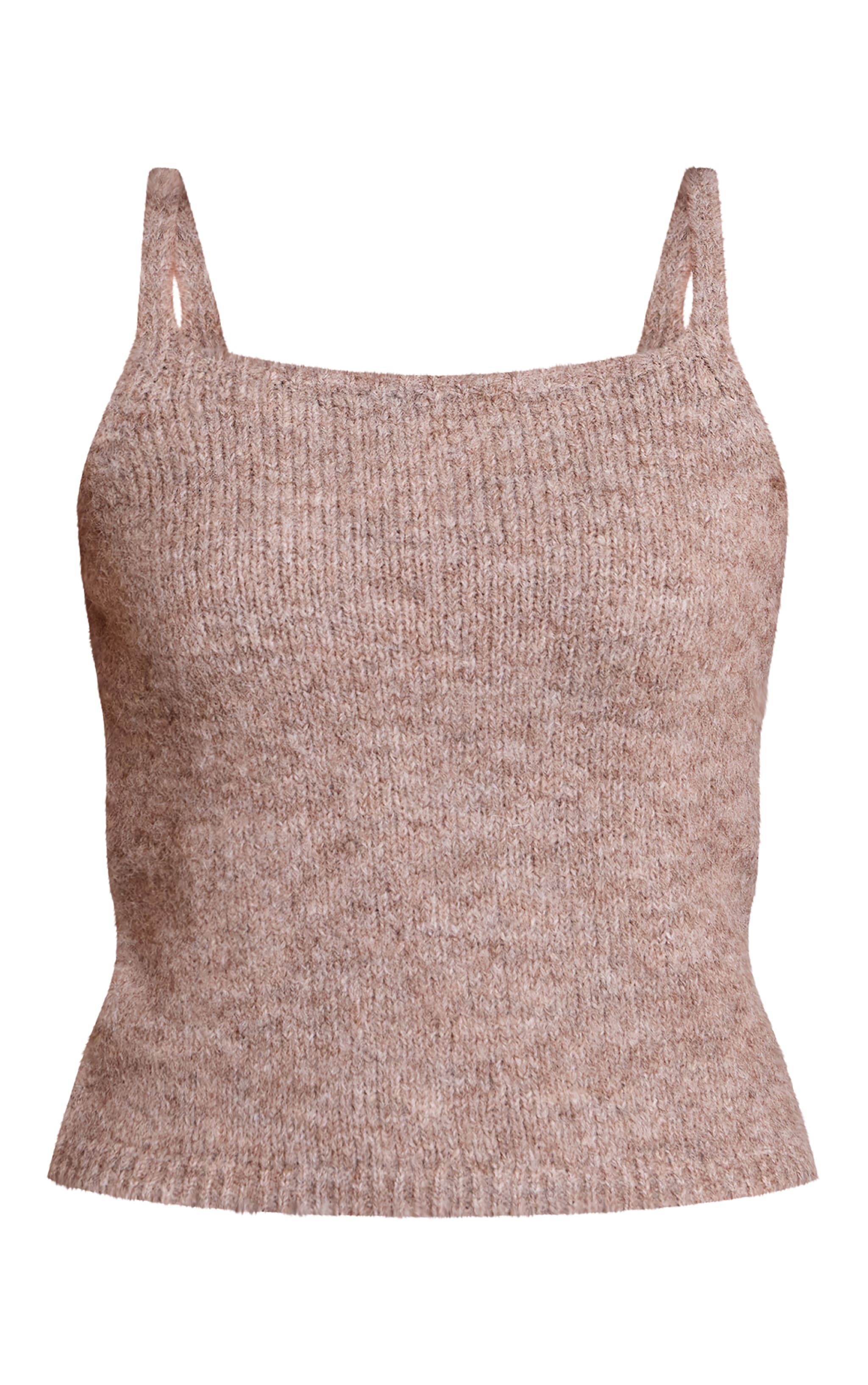 Taupe Knitted Cami Top image 5