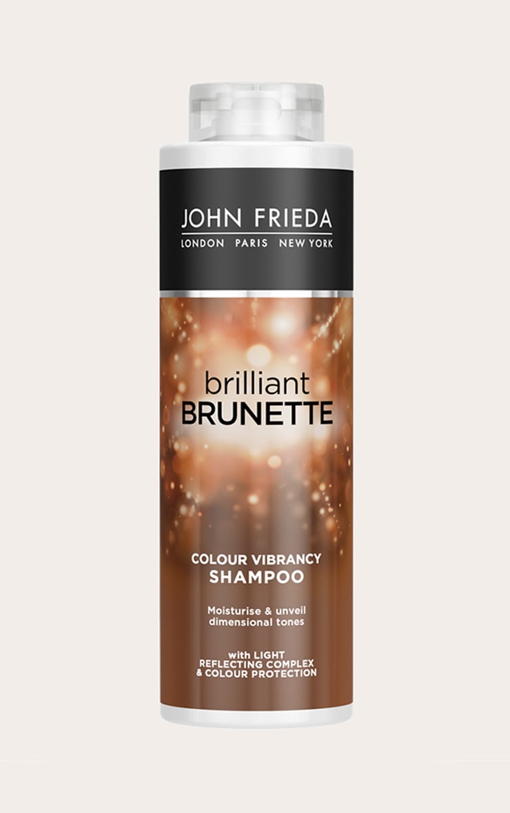 John Frieda Brunette Colour Protecting Shampoo & Conditioner Duo 500ml image 2
