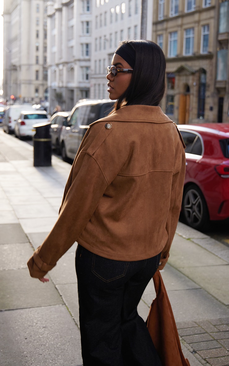 Suede Trench Coat