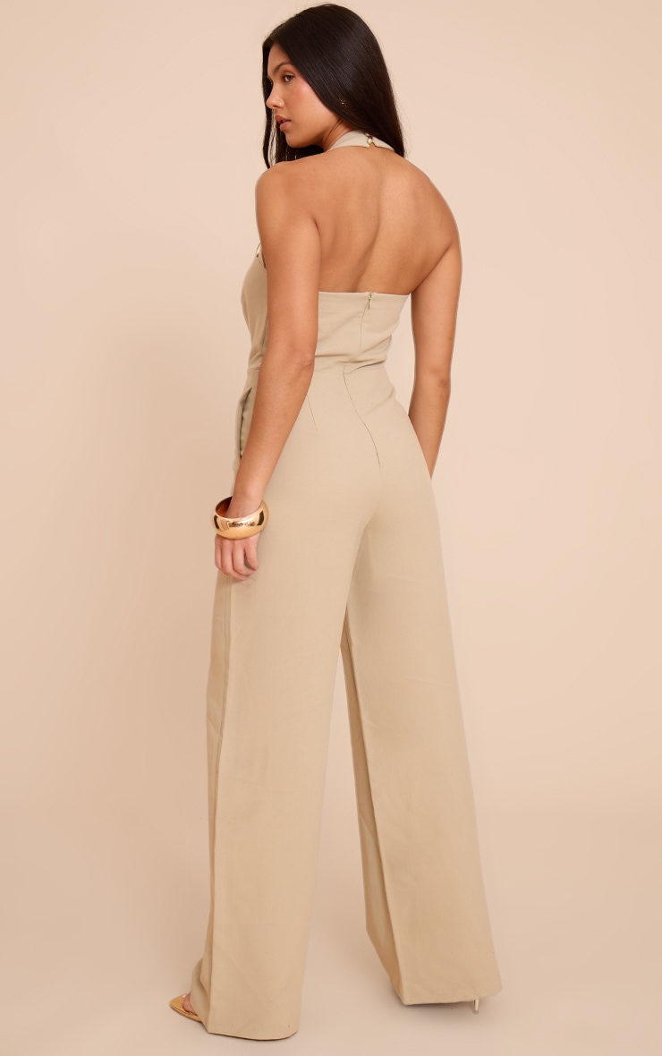 Sage Premium Woven Halterneck Straight Leg Jumpsuit image 2