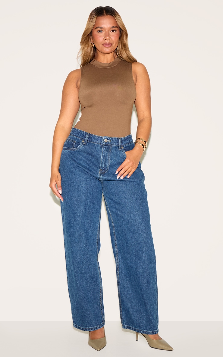 Shape Mushroom Sculpted High Neck Bodysuit image 3