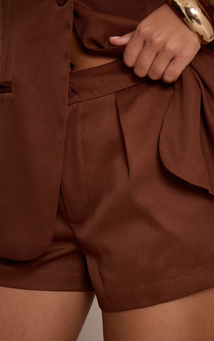 Chocolate Brown Premium Tailored Woven Short image 5