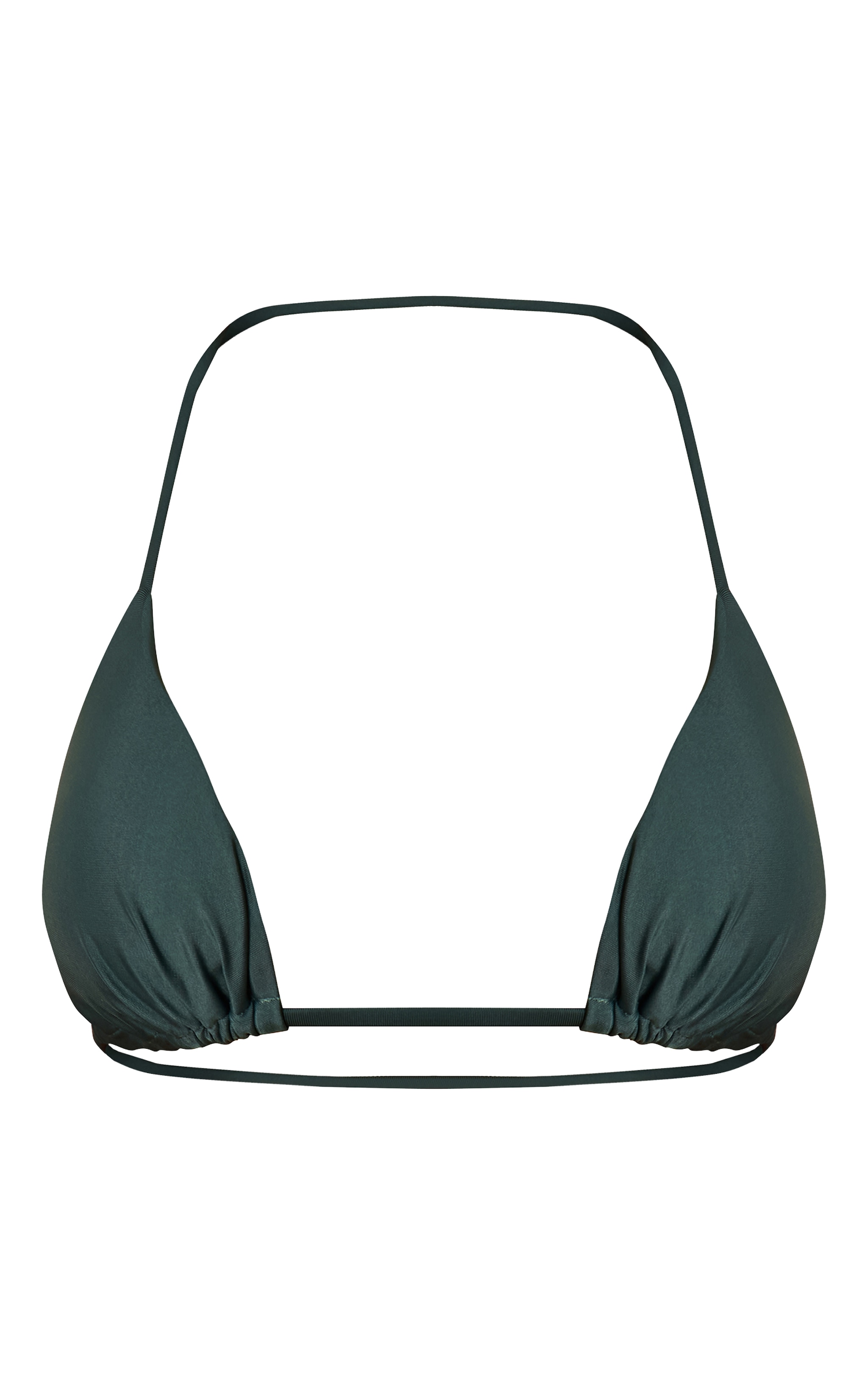 Sea Green Padded Triangle Bikini Top image 5