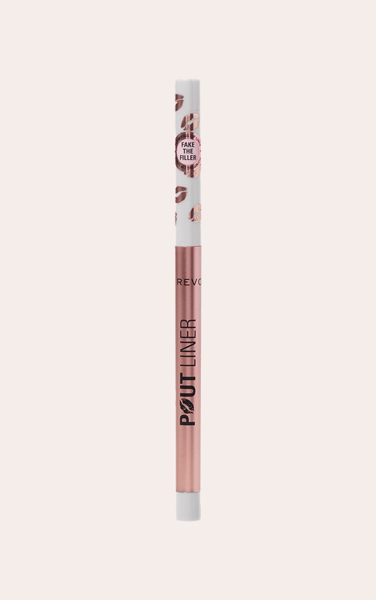 Revolution Pout Bomb Plumping Lip Liner Fake The Filler Clear image 1