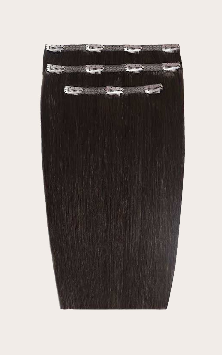 Beauty Works 18'' Deluxe Clip-in Extensions Ebony image 3