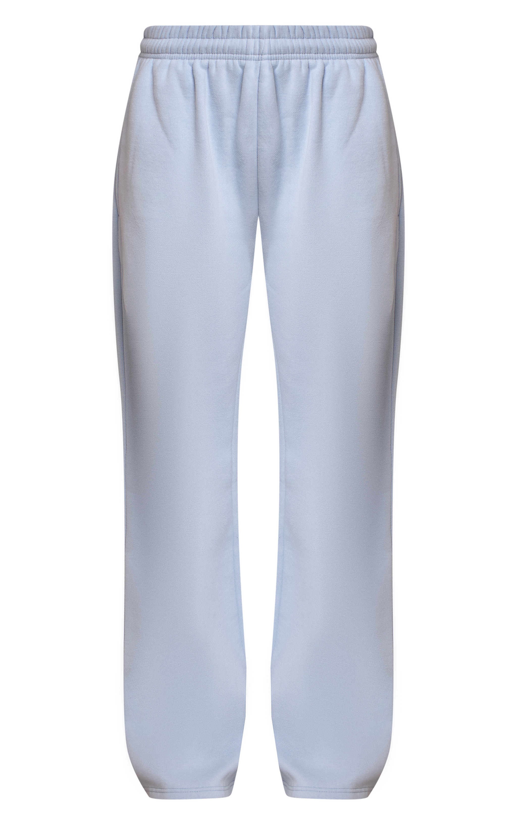 Light Blue Sports Club Cotton Fleece Straight Leg Sweatpants image 5