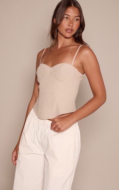 Sand Peachskin Corset