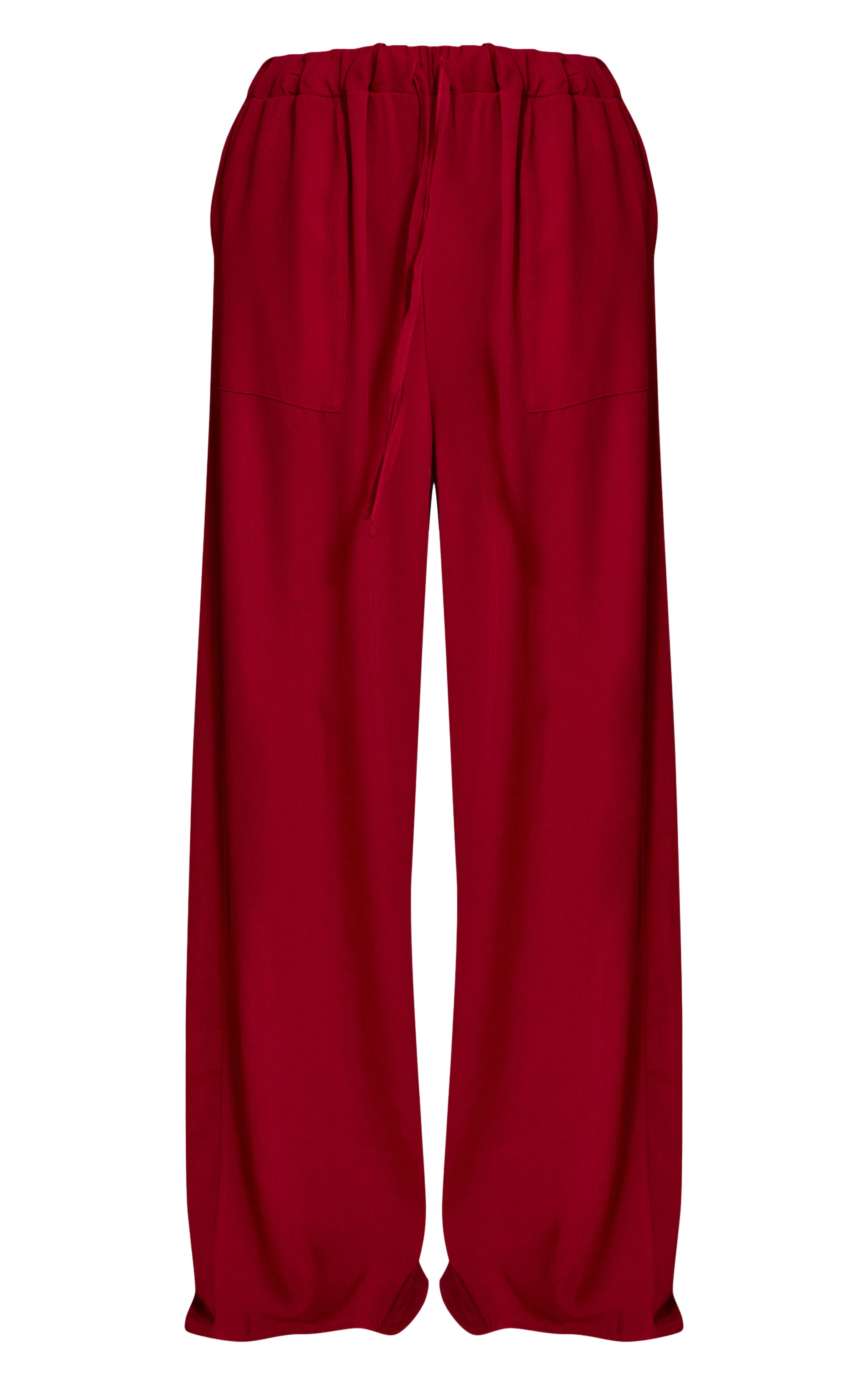 Magenta Floaty Drawstring Beach Pants image 5