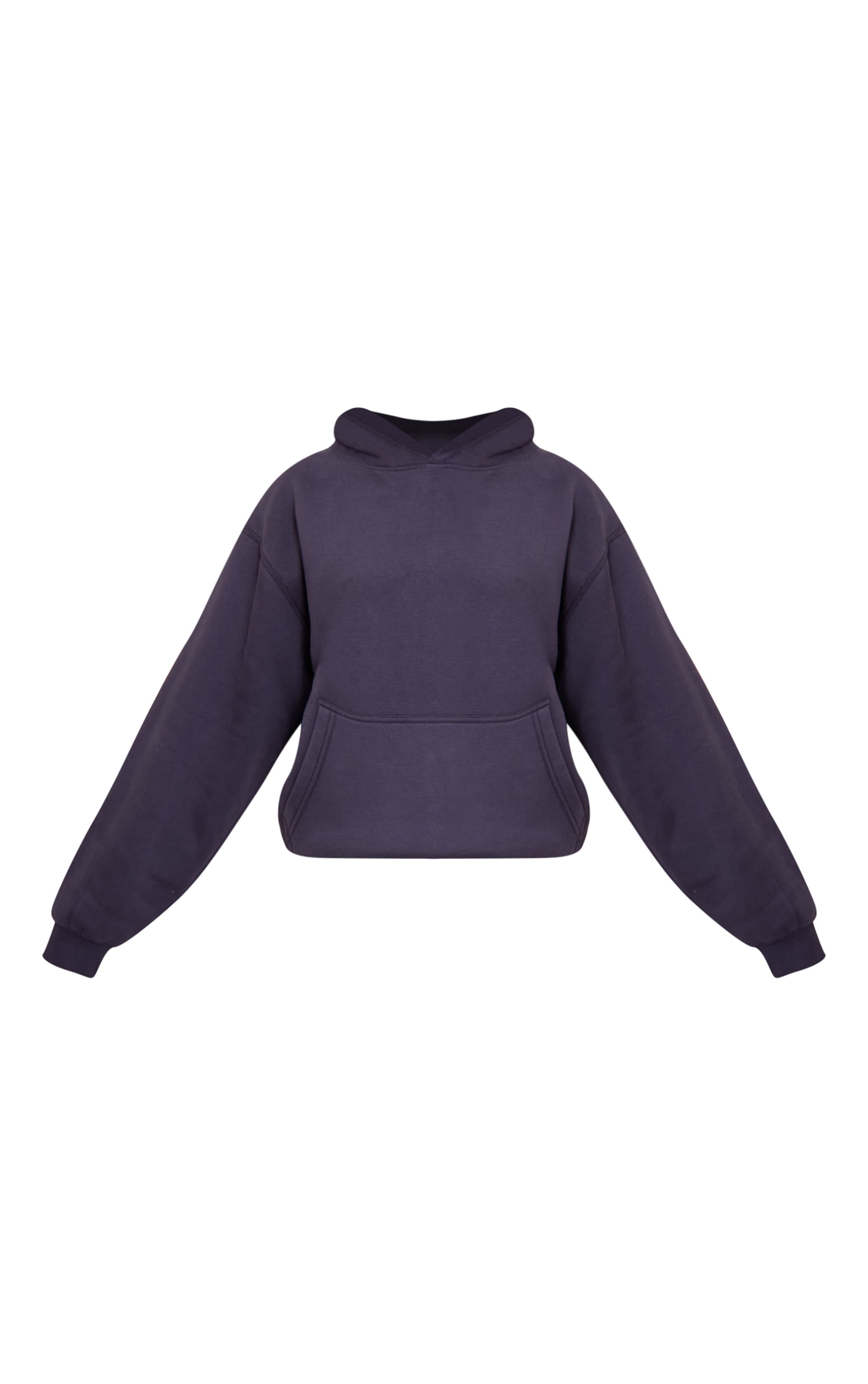 Petite Navy Oversized Pull Over Hoodie image 5