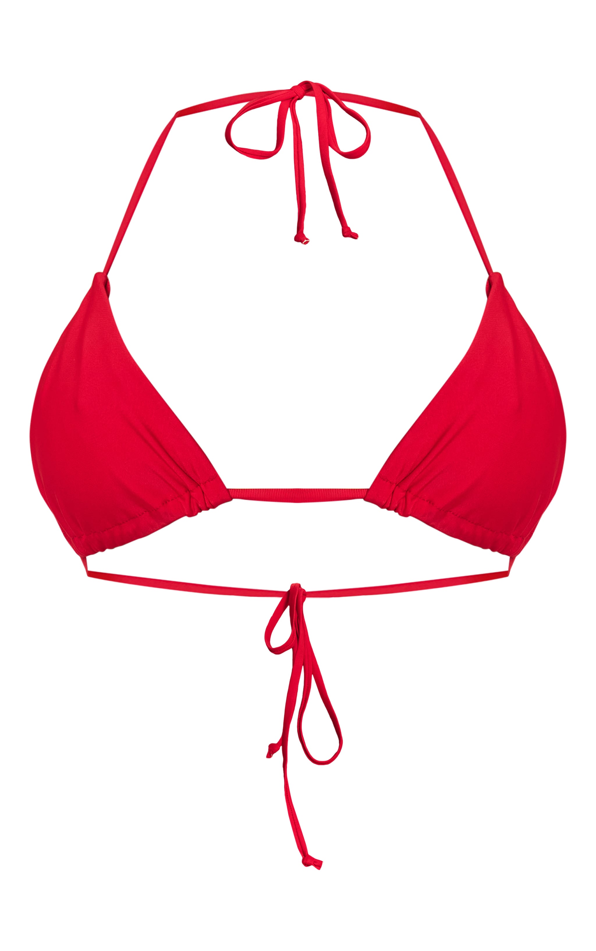 Haut de maillot de bain Mix & Match triangle rouge image 5