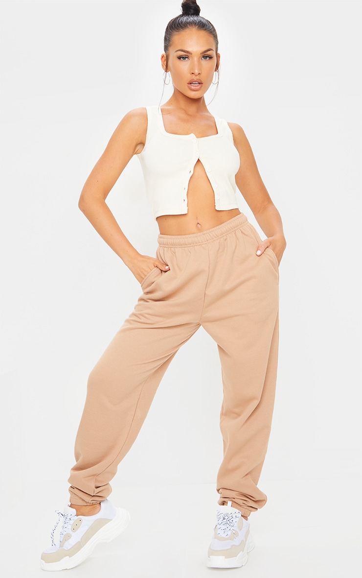 Taupe Sweat Pant Joggers