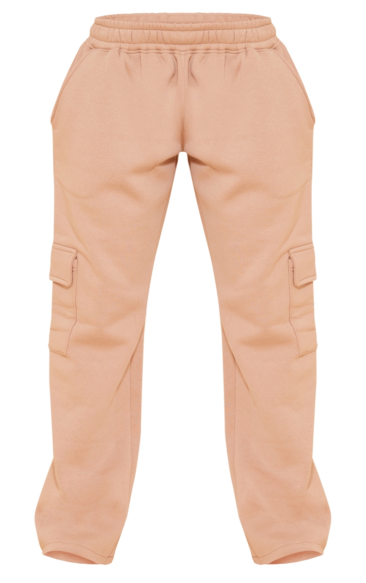 Camel Low Rise Pocket Side Straight Leg Sweatpants image 5