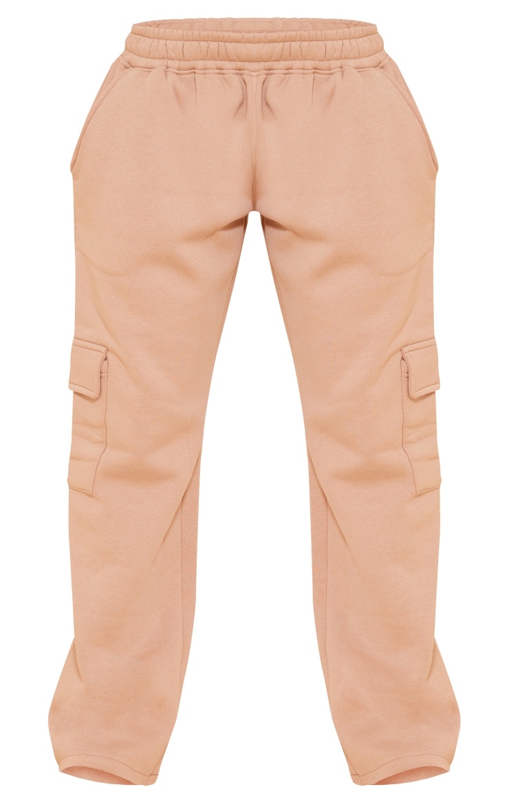 Camel  Low Rise Pocket Side Straight Leg Track Pants image 5