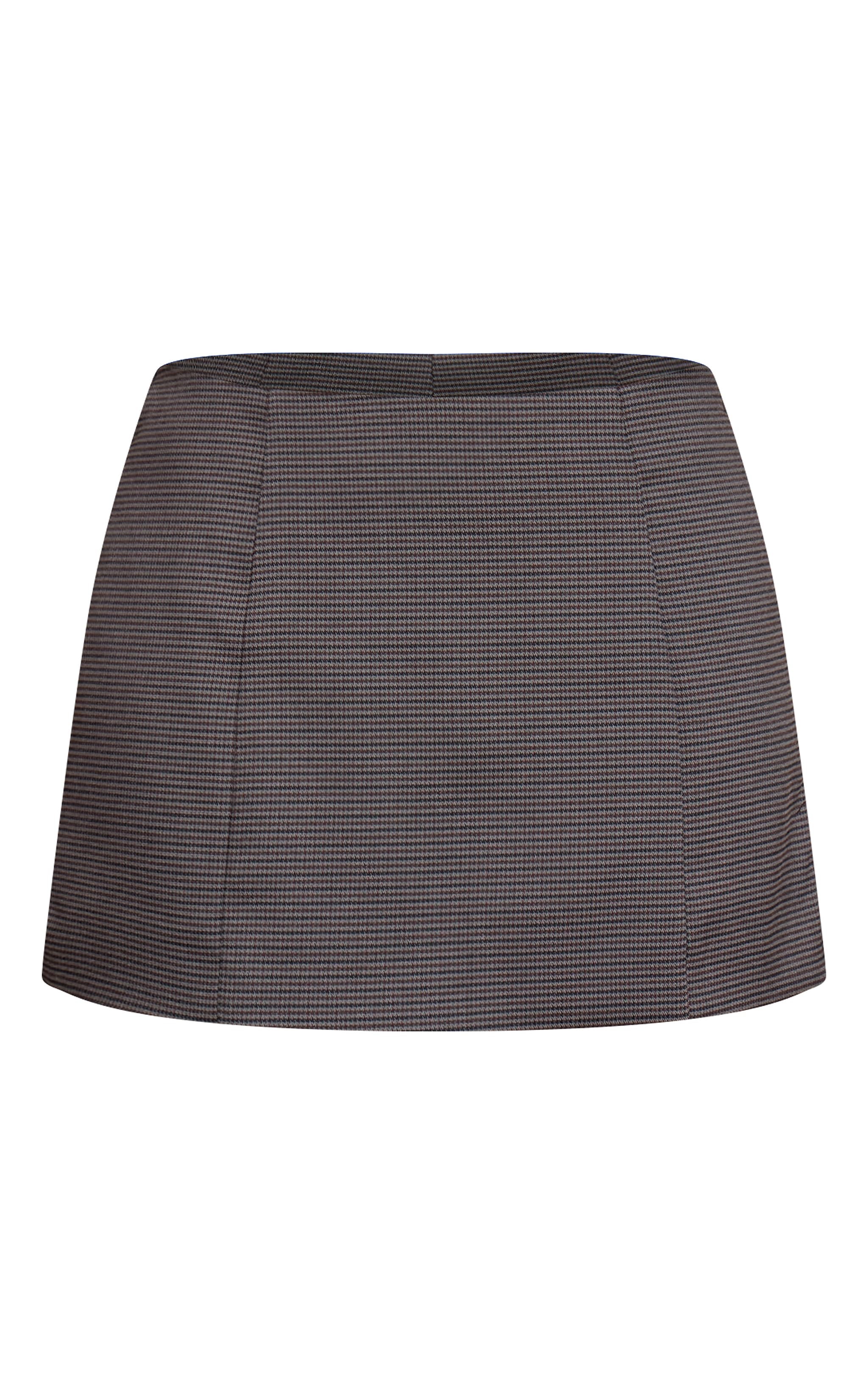 Shape Grey Dogtooth Mini Skirt image 6