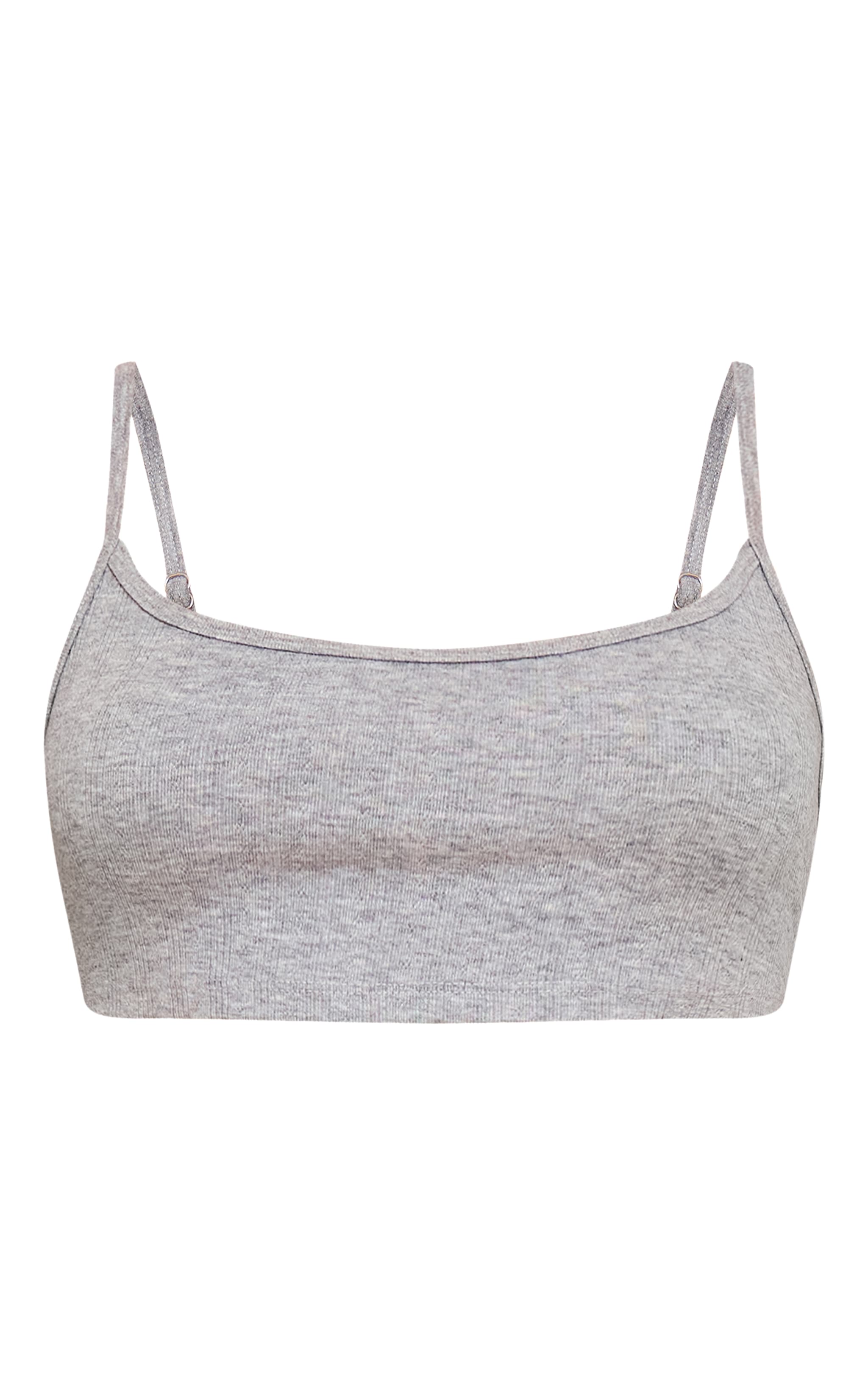 Petite Grey Marl Pointelle Pj Bralette image 5
