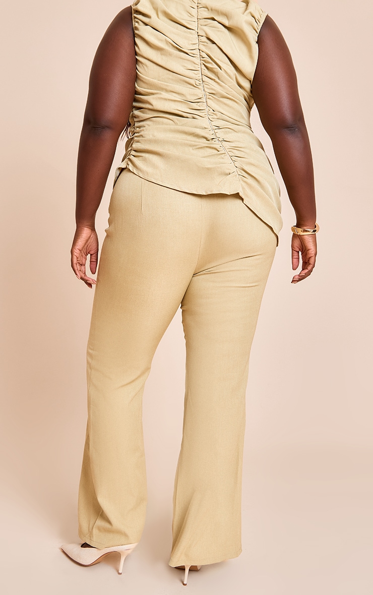 Plus Pantalon de tailleur droit vert image 3