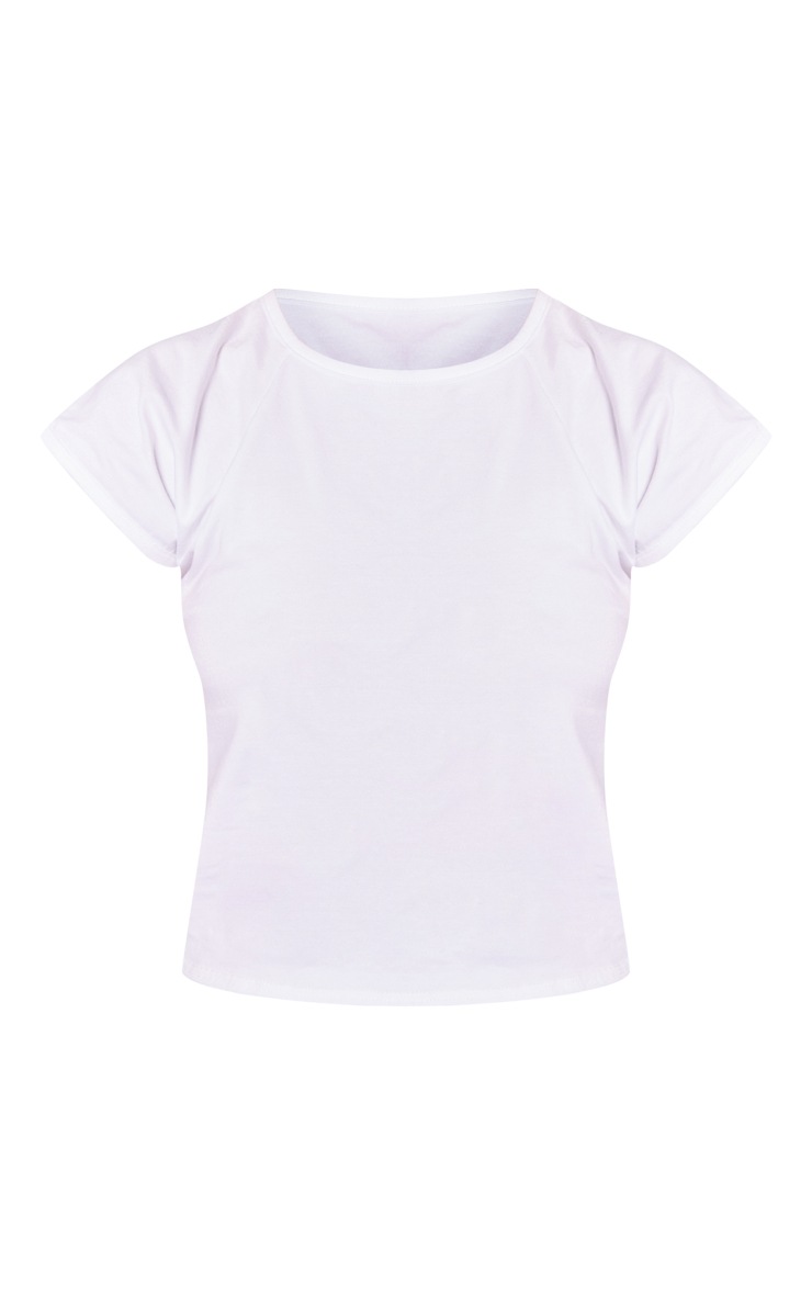 White Open Back Long Top image 5
