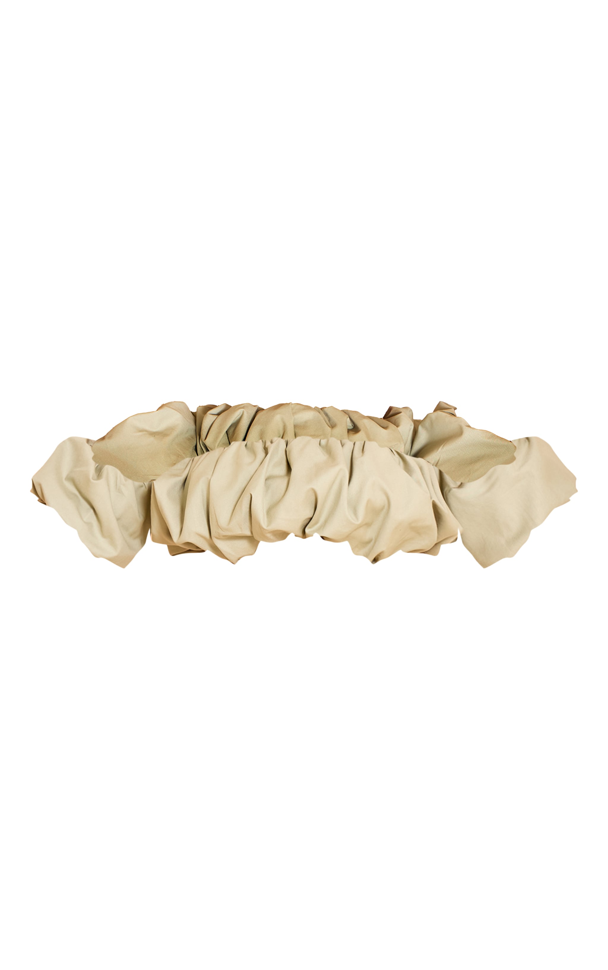 Shape Pale Lime Woven Puffball Bardot Top image 5