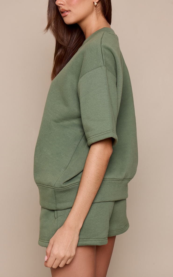 Sea Green Sweat Shorts image 3