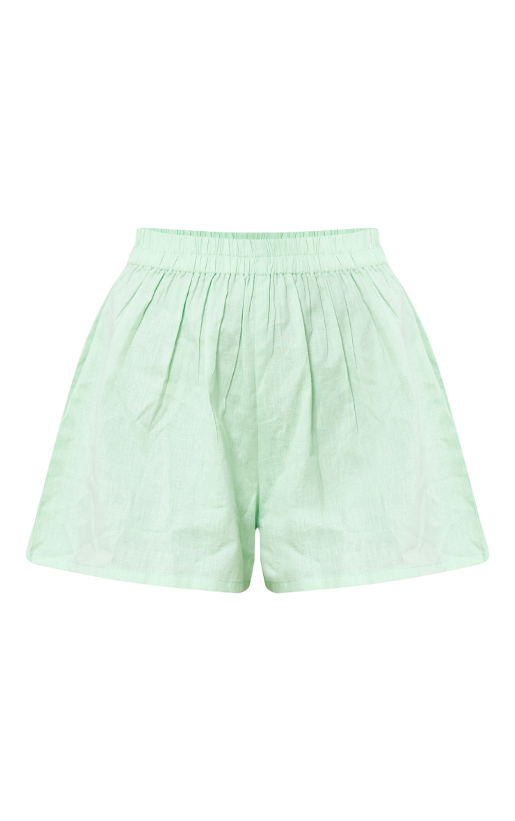 ビキニ Basic Linen Shorts Mint ffd78fdfe177cab3d845cd1591827c