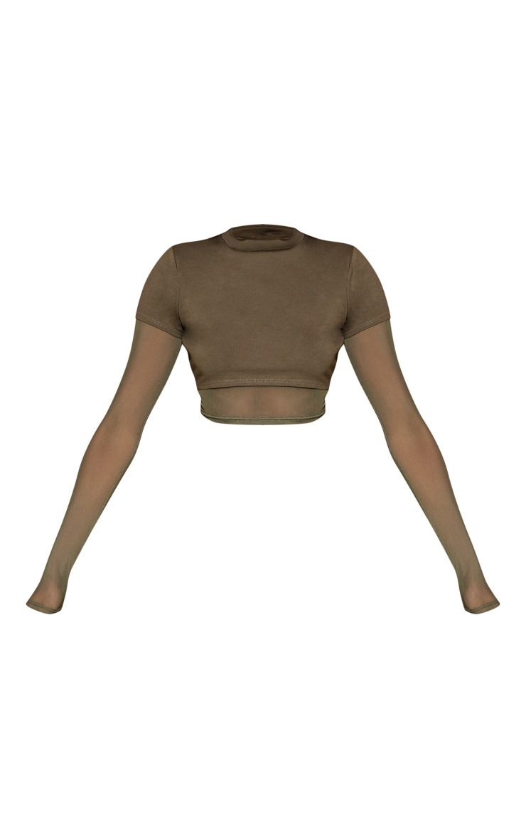 Khaki Mesh Topper main image 1