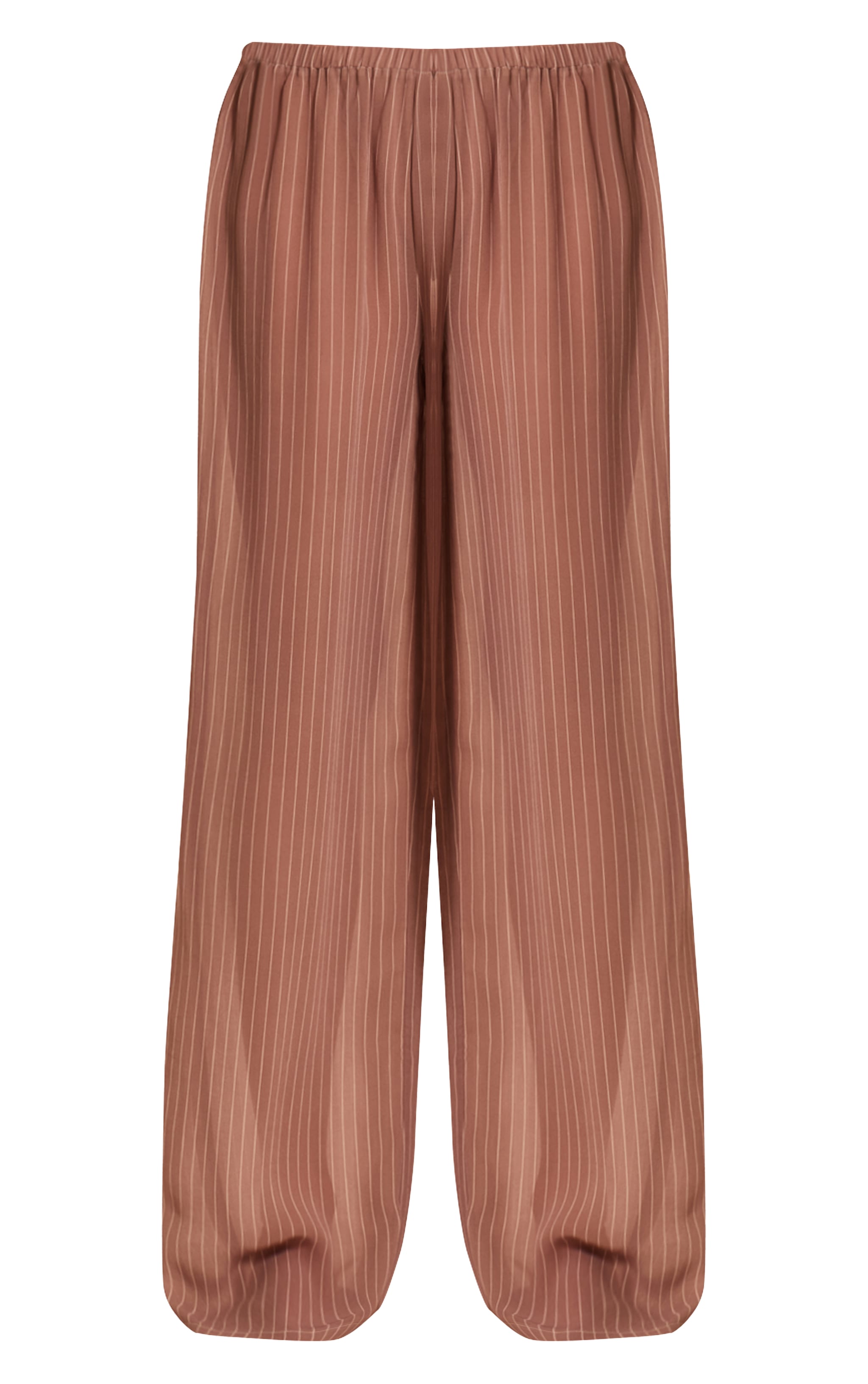 Stone Pinstripe Chiffon Beach Pants image 5