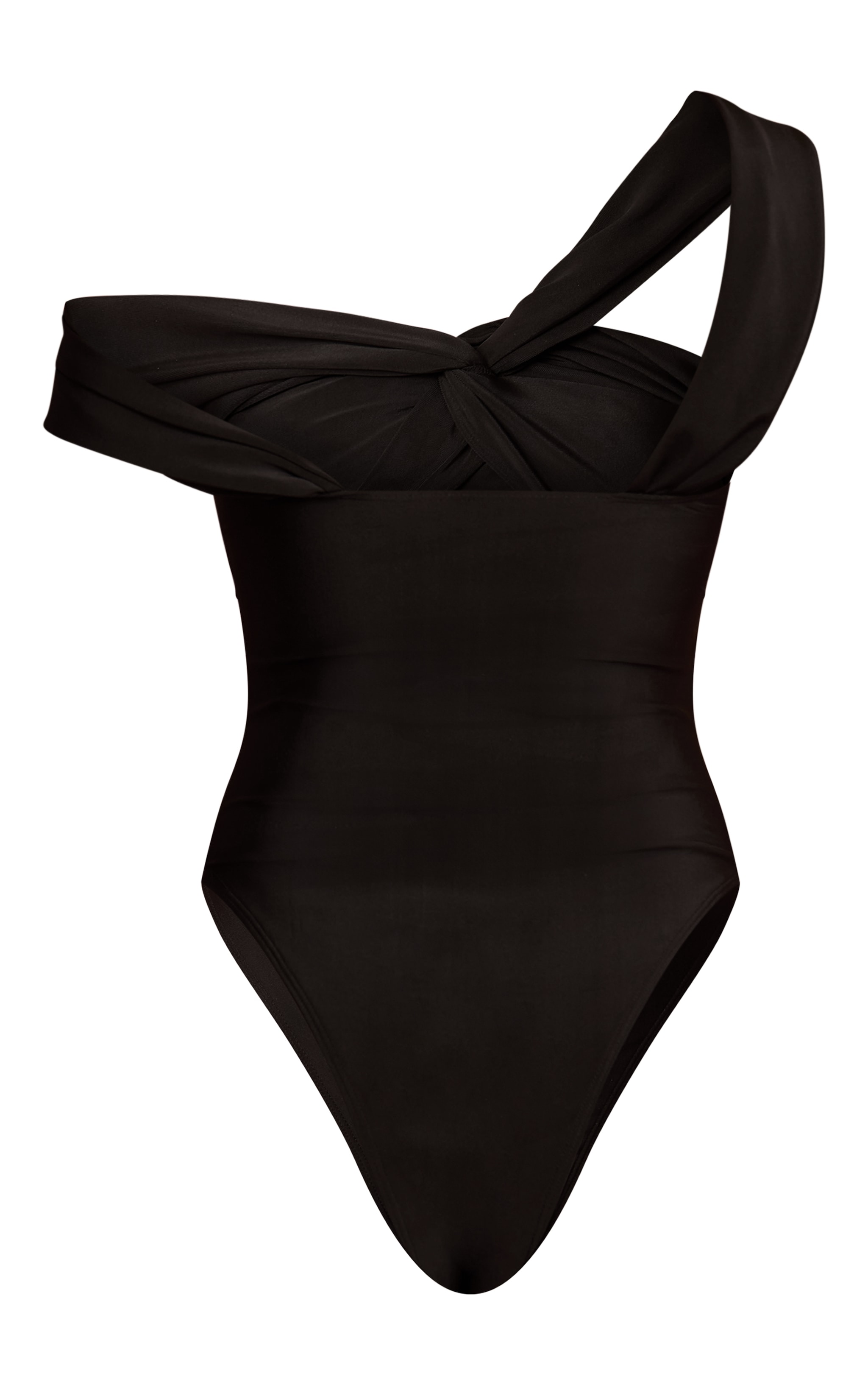 Black Ruched Bust Swimsuit image 6