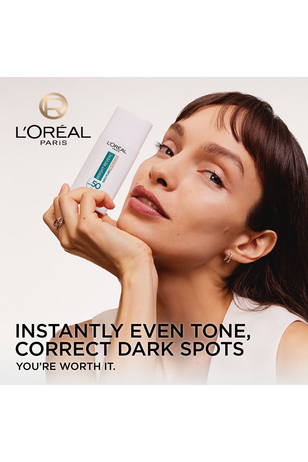 L'Oréal Paris Daily Fluid Tinted Glow SPF 50+, Pearl Glow, 50ml Multi image 6